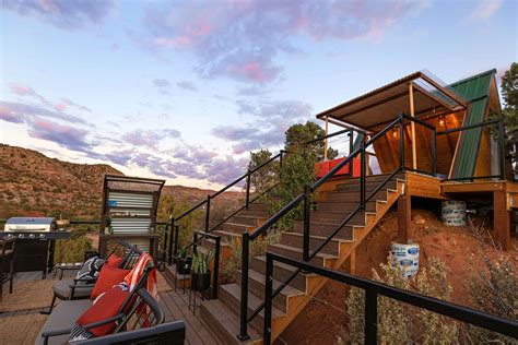 Crimson Cliff Cabin, A-Frames 65551, Hildale, United States of America | Glamping Hub