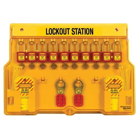 Lockout/Tagout Kit - 10-Lock Station