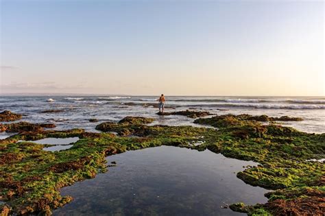 Premium Photo | Berawa beach in canggu bali indonesia