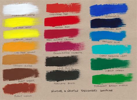 Winsor & Newton Designer Gouache Review - The Fearless Brush