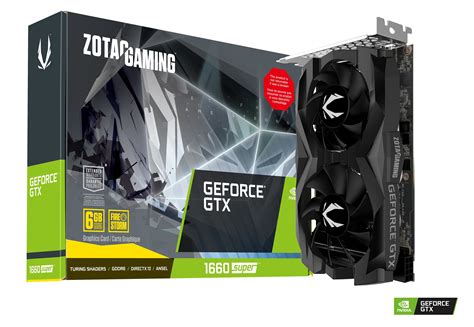 ZOTAC GAMING GeForce GTX 1660 SUPER Twin Fan | ZOTAC