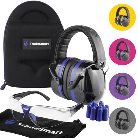 TRADESMART Hearing Protection for Shooting Range/Ear and Eye Protection, Passive Safety Ear ...