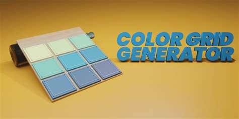 Color Grid Generator - low poly texturing addon - Blender Market