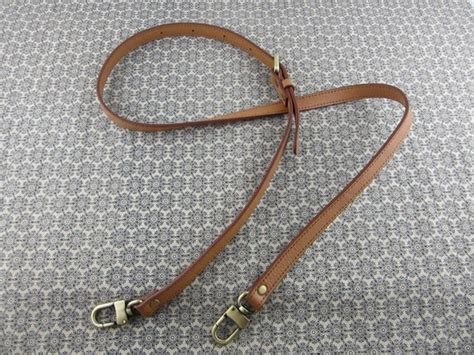 Brown Leather Purse Strap Replacement by szzouzou on Etsy