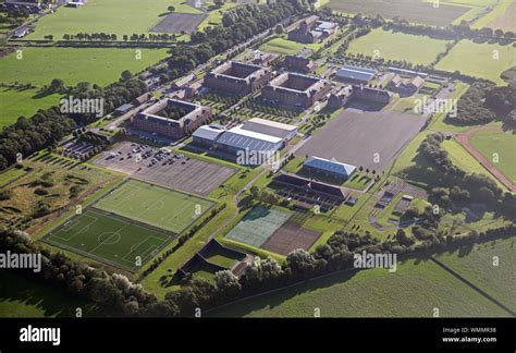 aerial view of the Army Foundation College, Harrogate, North Yorkshire ...