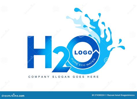 Water Splash Logo stock illustration. Illustration of sphere - 27438324