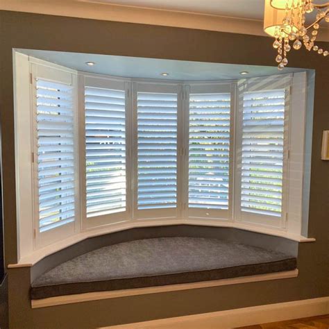 Curved Bay Window Shutters | Absolute Shutters