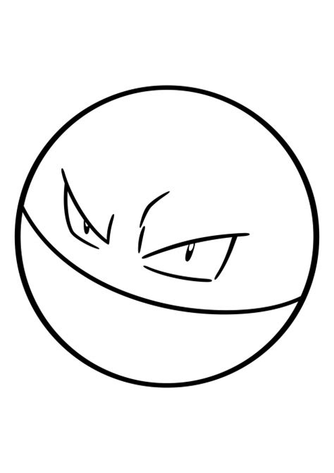 100 - Voltorb coloring pages, Pokemon coloring pages - Colorings.cc