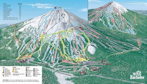 Oregon Ski Resorts Map | secretmuseum