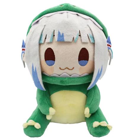 Legit New Cute Japan Anime Gawr Gura Hololive Birthday Dino Gura Cos Dinosaur Plush Plushie ...