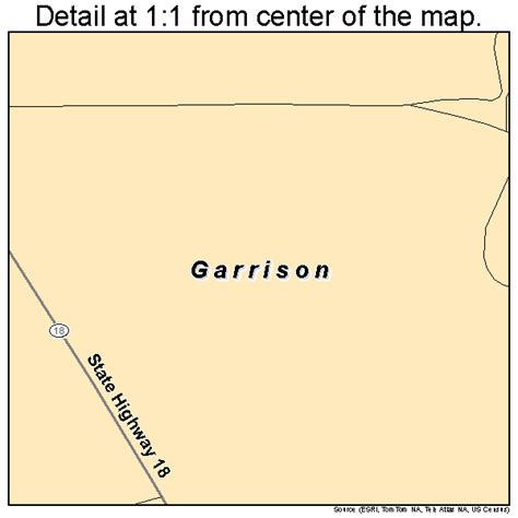 Garrison Minnesota Street Map 2723192