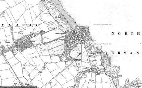 Historic Ordnance Survey Map of Seaton Sluice, 1895 - 1896