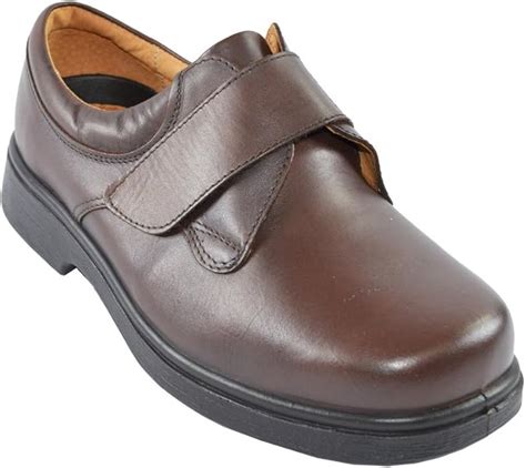 DB Reece 6E - Extra Extra Wide Velcro Close Men's Shoes Brown (12 ...