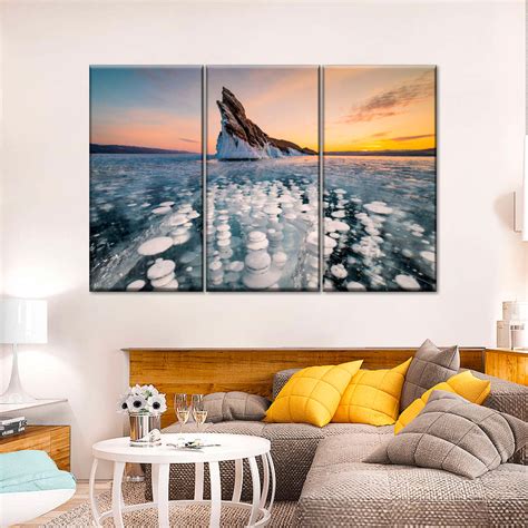 Lake Baikal Frozen Bubbles Wall Art | Photography