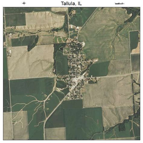 Aerial Photography Map of Tallula, IL Illinois