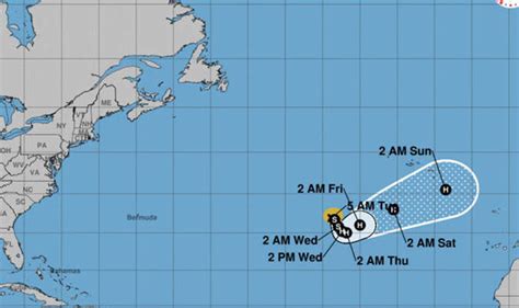 Tropical Storm Ophelia 2017 path update: Latest track, models and NOAA ...