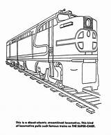 Bnsf Freight Train Pages Coloring sketch template