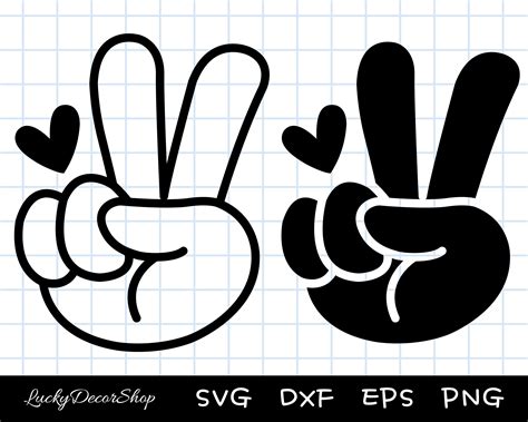 Clip Art Peace Sign Hand Symbol PNG Clipart Groovy Hand Clipart Peace Hand SVG Peace SVG Art ...