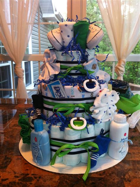 Diaper Cakes for BOYS | Baby shower gifts for boys, Baby shower diaper ...