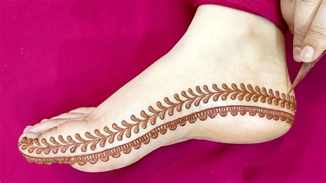 Pair Ki Mehandi | Feet Mehndi | Foot Mehndi Design | Leg Mehndi Design ...