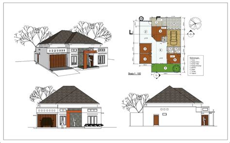 Menggambar Desain Rumah dengan Sketchup