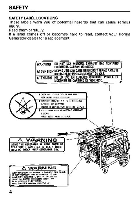 Honda eb6500 generator manual