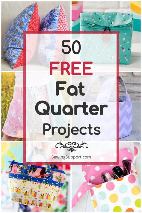 50 FREE Sewing Projects using Fat Quarters