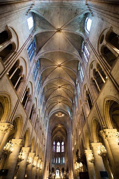 The Notre-Dame Cathedral Interior Stock Photo - Image: 22784382