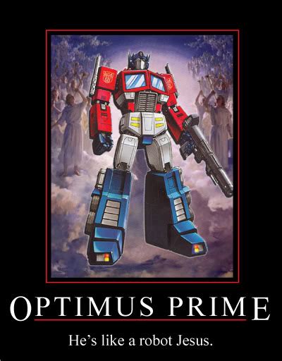 The Church of Optimus Prime....has a website?! (Non-Christian ...