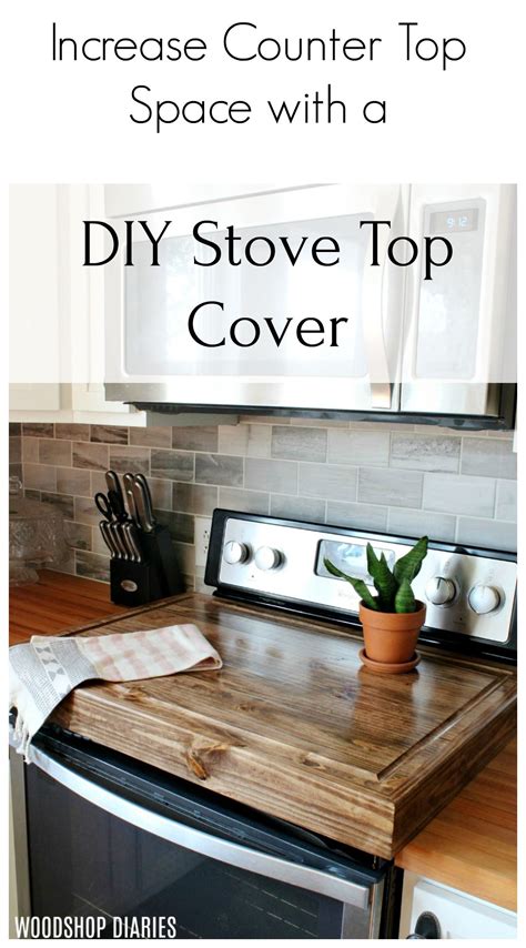 Diy wooden stove top cover – Artofit