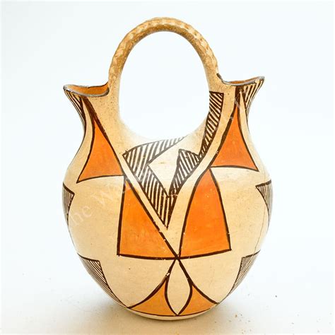 Pottery Acoma Wedding Vase - The Wandering Bull, LLC