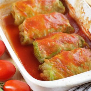 Baked Stuffed Cabbage Rolls