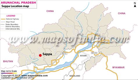 Where is Seppa Located in India | Seppa Location Map,Arunachal Pradesh