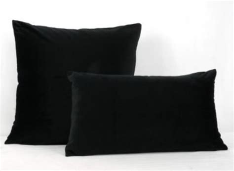 Black Velvet Throw Pillow Black Pillow Velvet Pillow Cover - Etsy