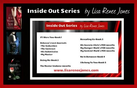 INSIDE OUT SERIES by Lisa Renee Jones-Reading Order Novella, Submissive, Inside Out, Trilogy ...