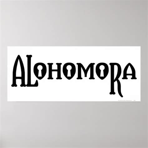 Alohomora Poster | Zazzle