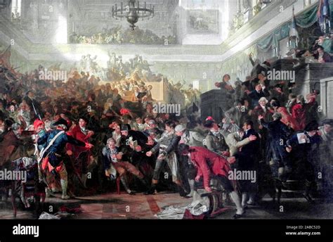 Fall of robespierre in the convention hi-res stock photography and images - Alamy