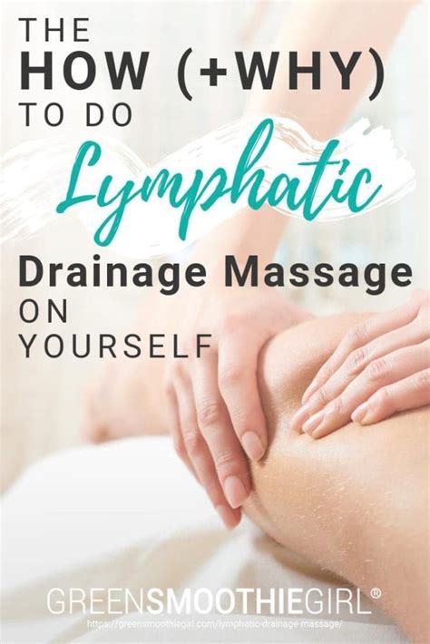 How and why to do lymphatic drainage massage on yourself – Artofit