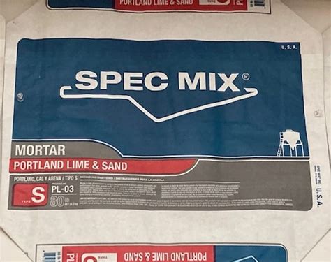 Spec Mix Type S Mortar