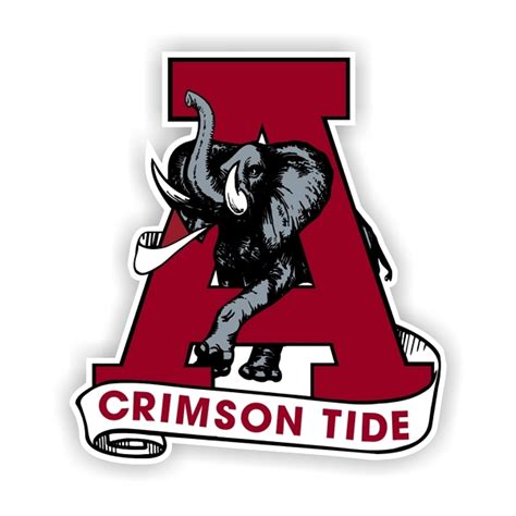 Alabama Crimson Tide Vinyl Die-Cut Decal ** 4 Sizes