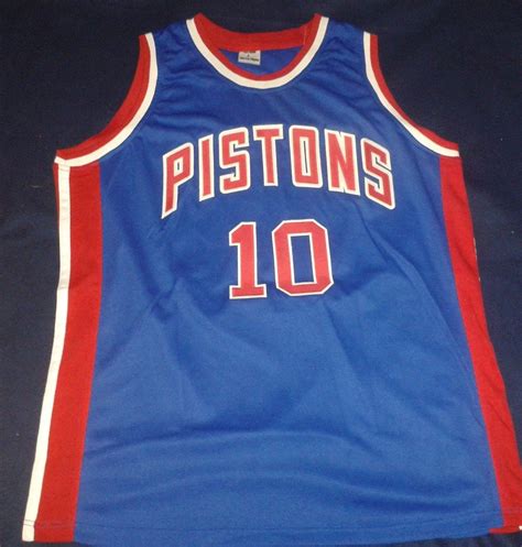 Jersey Autografiado Firmado Dennis Rodman Detroit Pistons - $ 5,799.00 ...