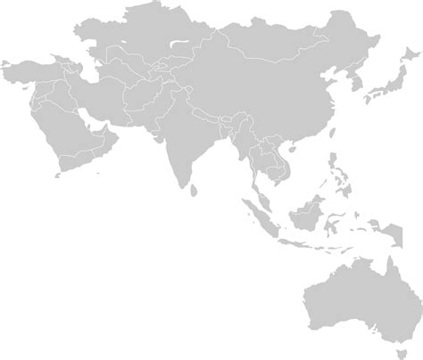 Download Preview Image - Asia & Pacific Map Png, Transparent Png - vhv