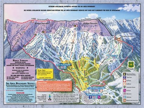 Bridger Bowl Ski Area Trail Map • Piste Map • Panoramic Mountain Map