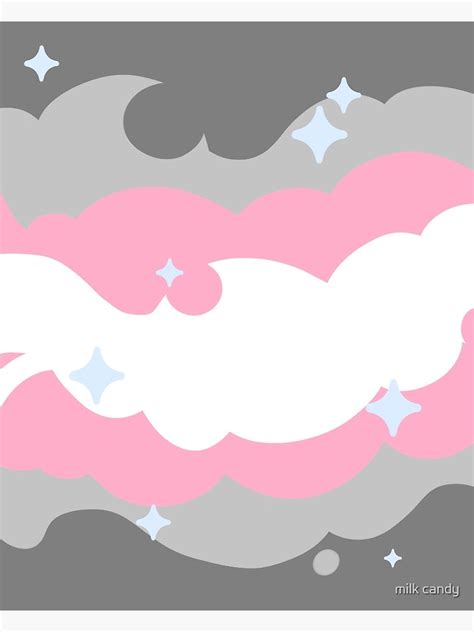 "Demigirl Flag" Metal Print for Sale by sassytictac | Redbubble