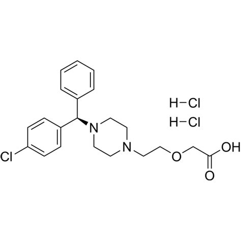 Levocetirizine dihydrochloride ((R)-Cetirizine dihydrochloride) | Histamine Receptor Antagonist ...