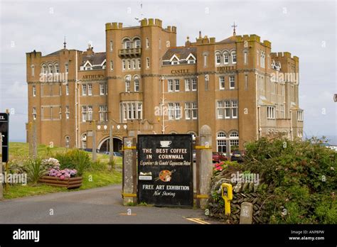 King Arthur s Castle Hotel in Tintagel Cornwall Stock Photo: 15576336 - Alamy