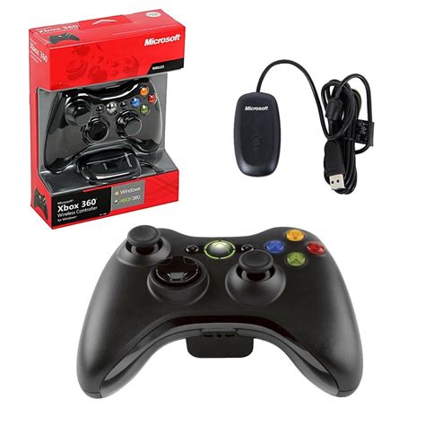 MICROSOFT OFFICIAL XBOX 360 WIRELESS CONTROLLER GAMEPAD FOR WINDOWS PC ...