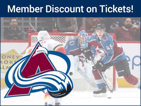 Colorado Avalanche Tickets starting at $25.00!﻿ - Colorado Golf Association