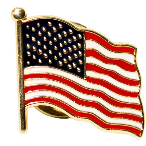 American Flag Pin - Made and Decorated in the USA - Lucky Shot USA