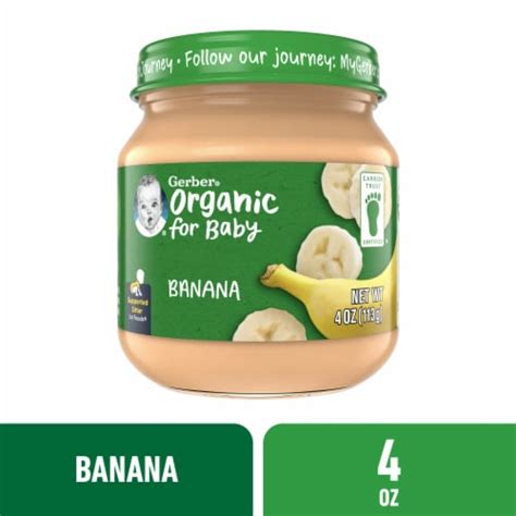 Gerber® 1st Foods Organic Banana Baby Food, 4 oz - Kroger